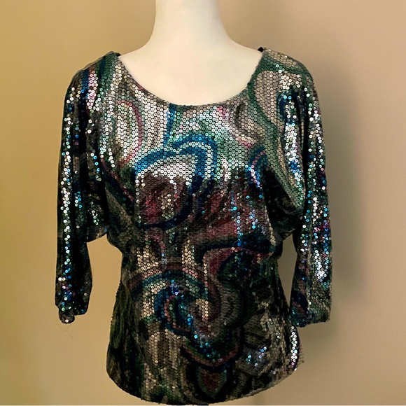 Sequin Glamorous Top - Picture 1 of 5